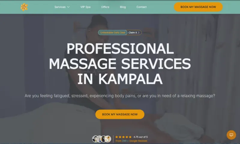 Wellness Massage Spa case study - +48% Revenue